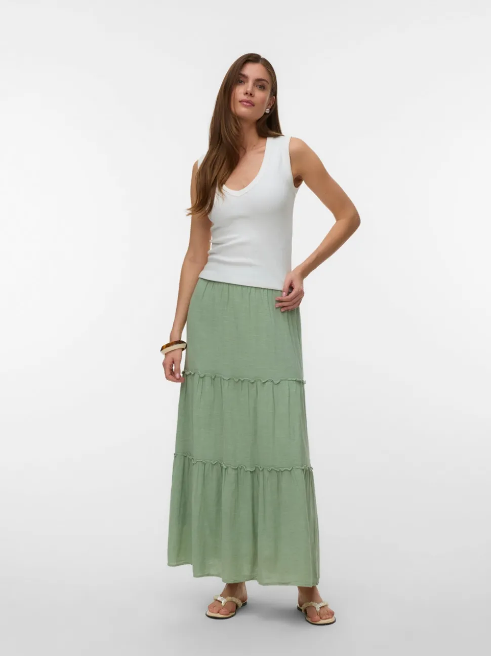 AWKEELEY High waist Lange rok