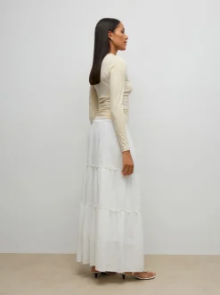 AWKEELEY High waist Lange rok