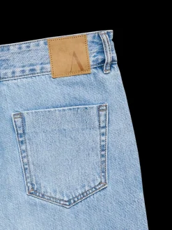 AWRENA Mid rise Wide leg fit Jeans