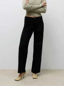 AWRENA Mid rise Wide leg fit Jeans