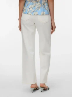 AWRENA Mid rise Wide leg fit Jeans