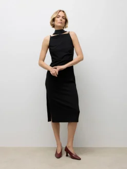 AWSAGE Midi-jurk
