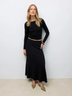 AWTAMMIE High waist Lange rok