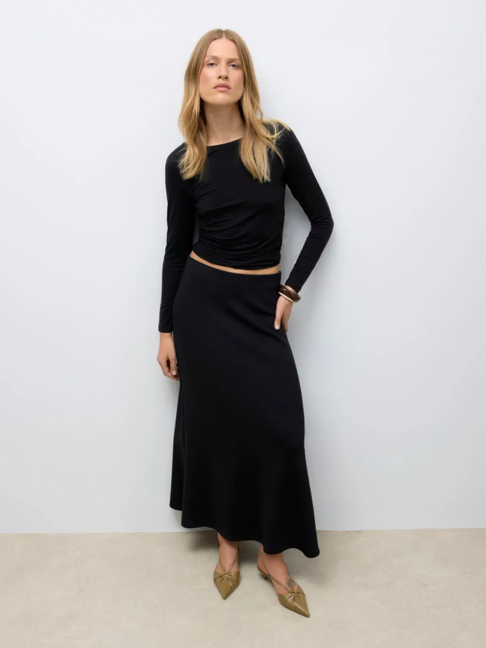 AWTAMMIE High waist Lange rok