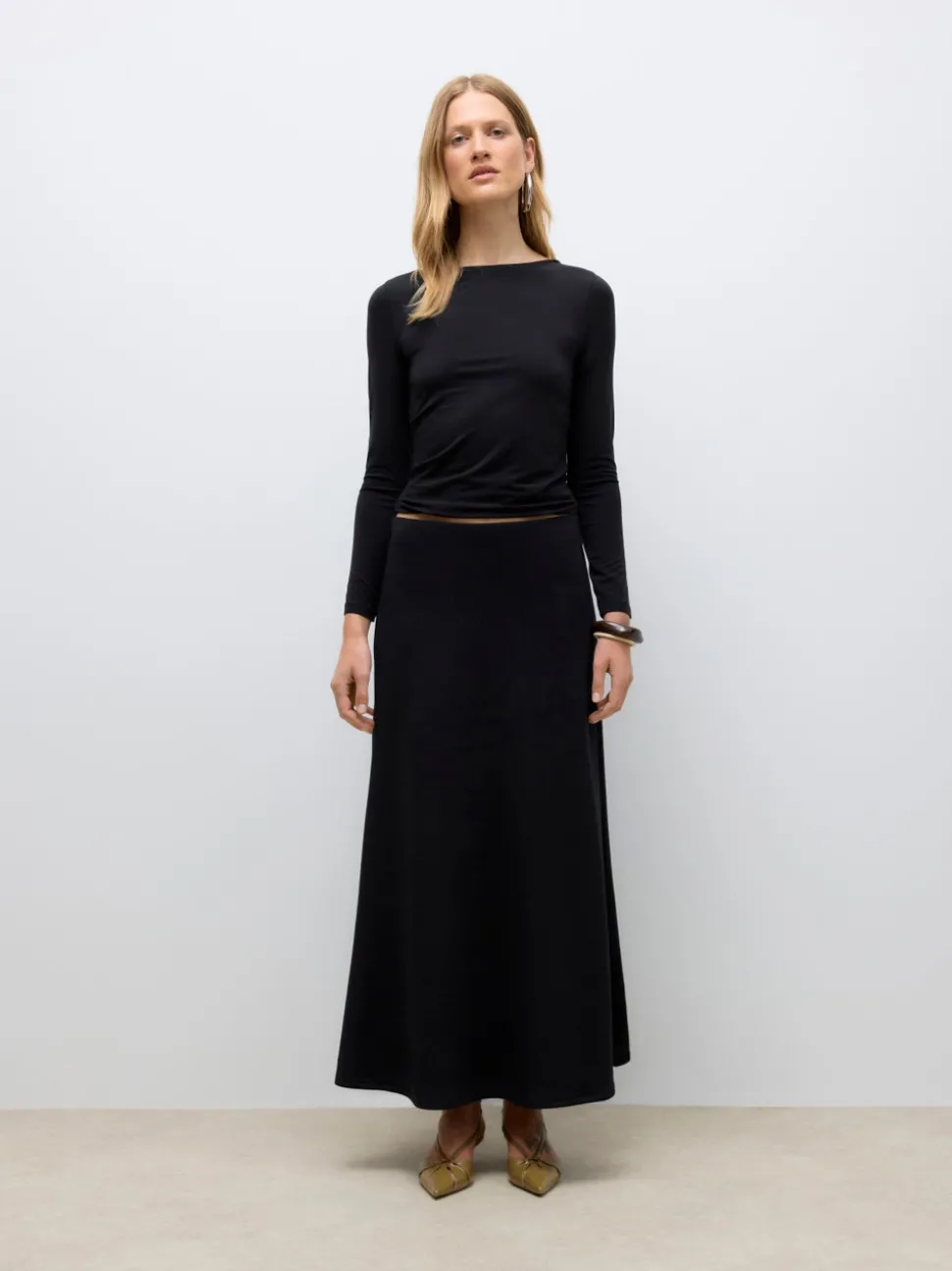 AWTAMMIE High waist Lange rok