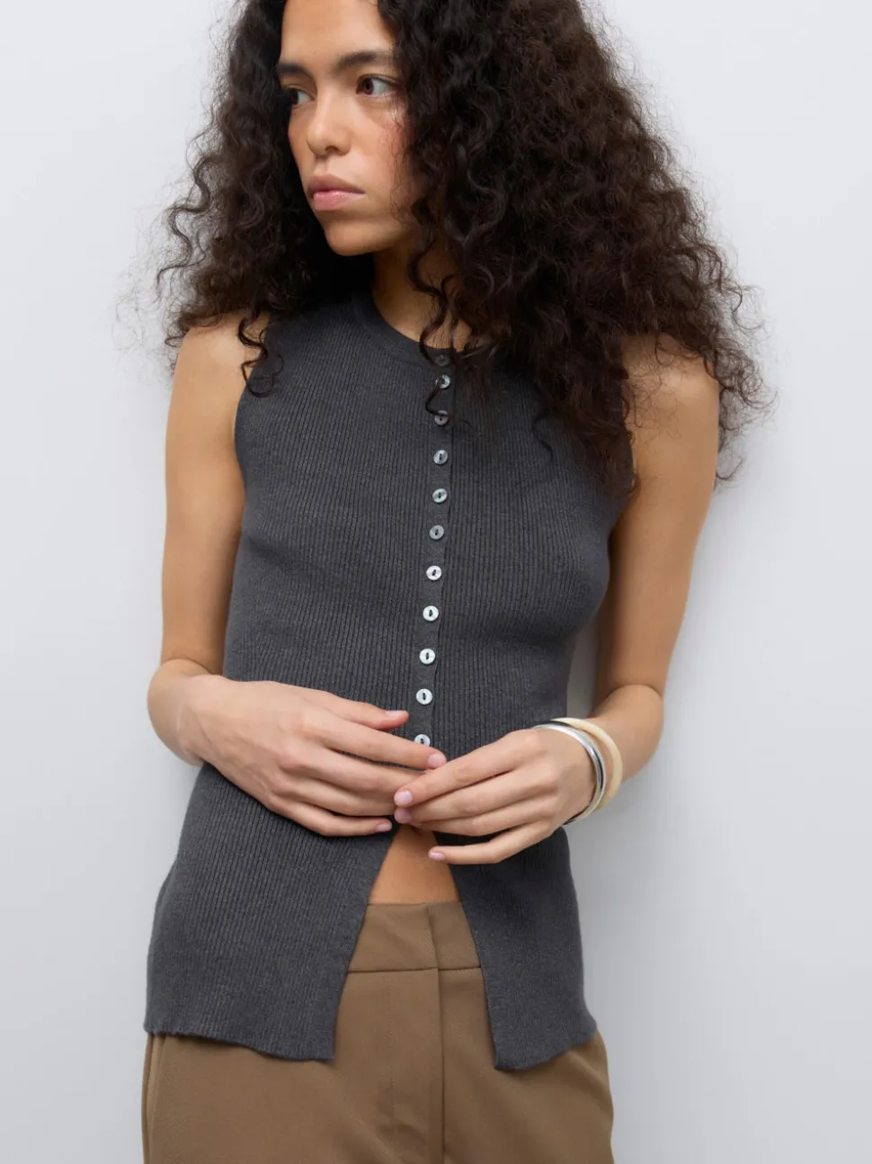 AWUKINO Gebreid gilet