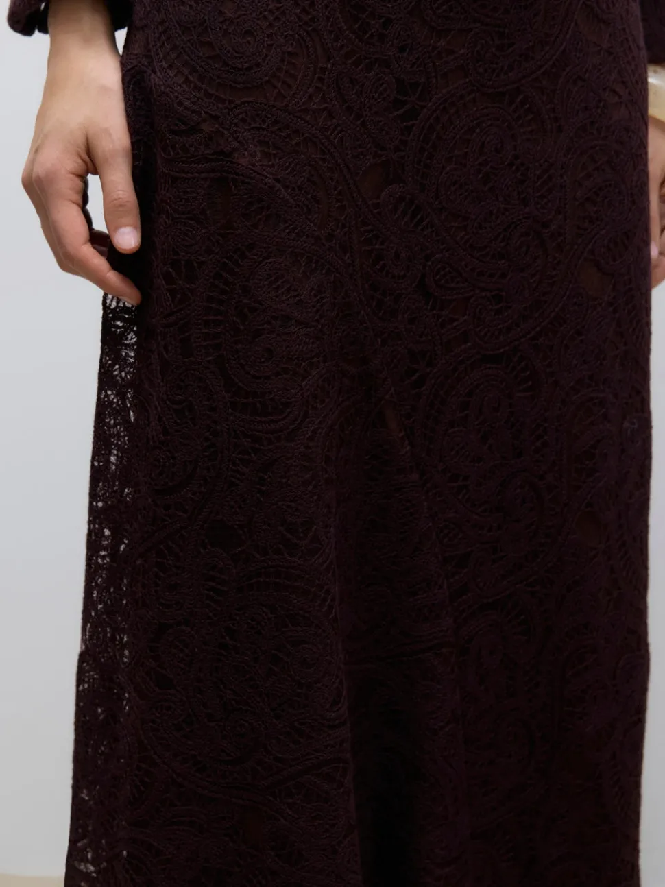 AWURSHILA Mid waist Lange rok