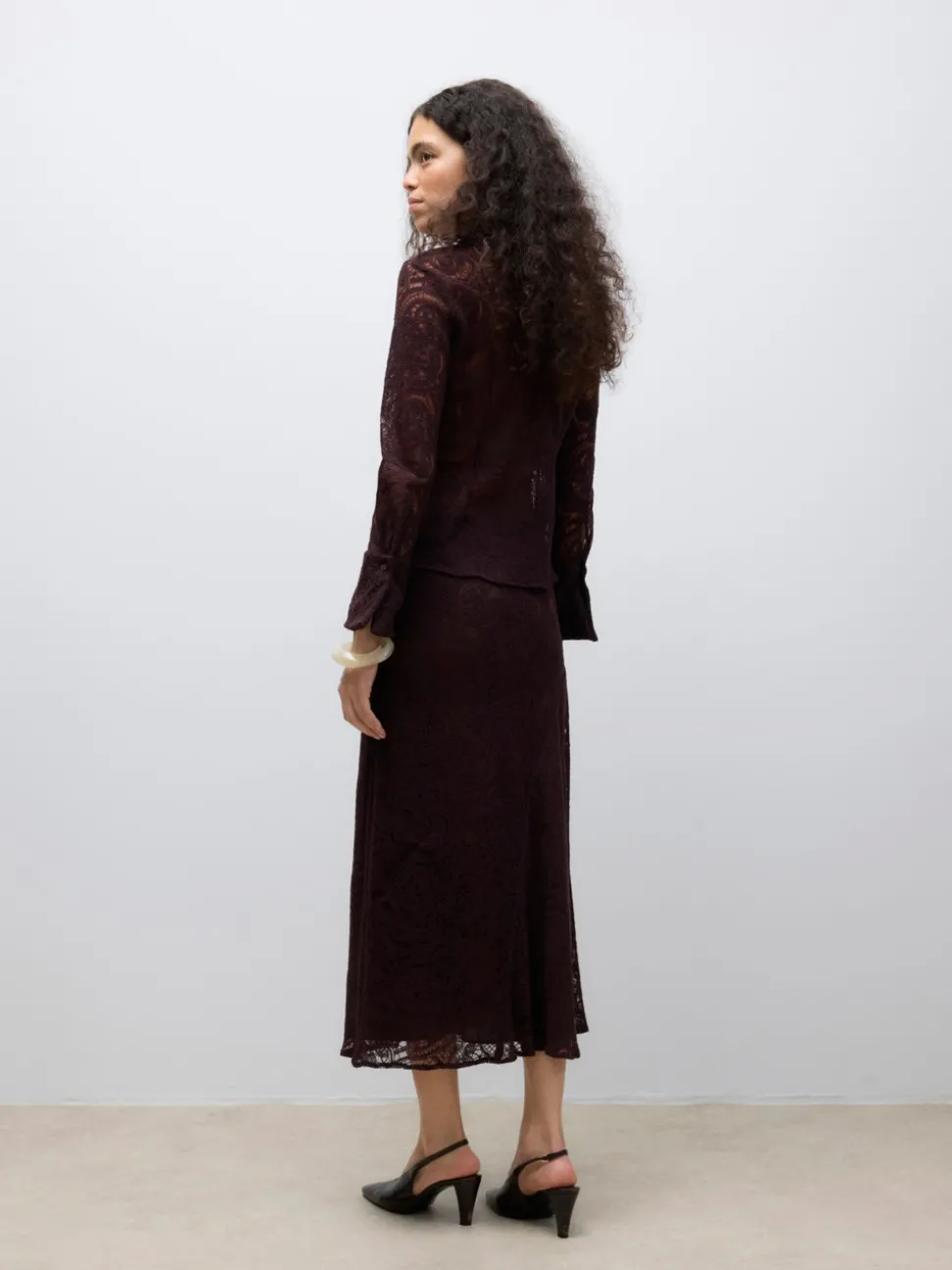 AWURSHILA Mid waist Lange rok