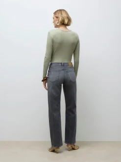 AWVALERIE Mid rise Straight fit Jeans