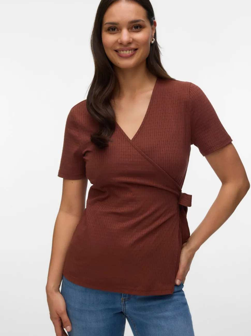 Bodycon fit V-Hals Top