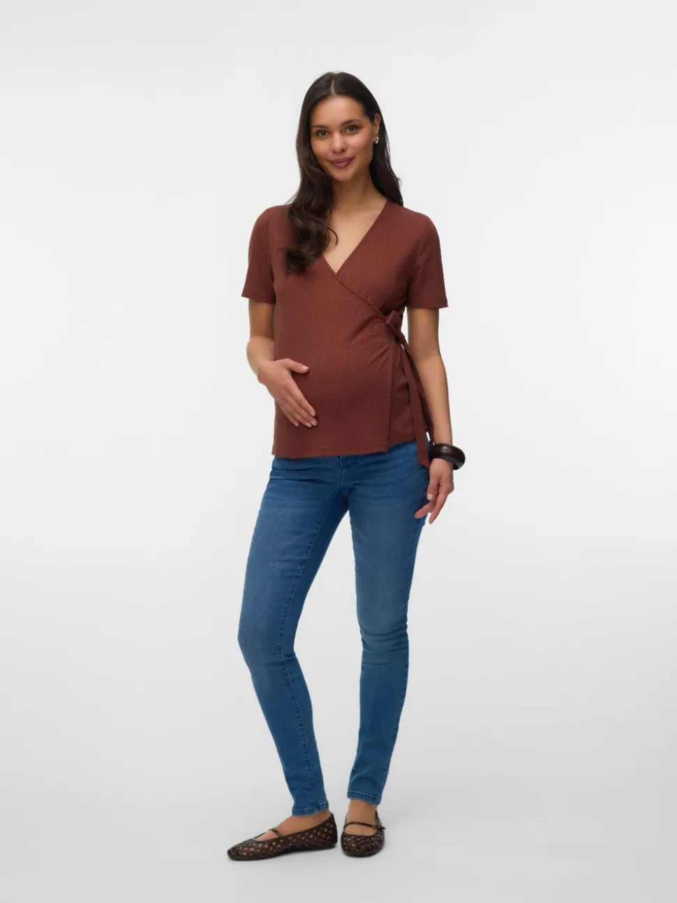 Bodycon fit V-Hals Top