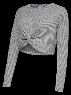 Cropped fit O-hals Top