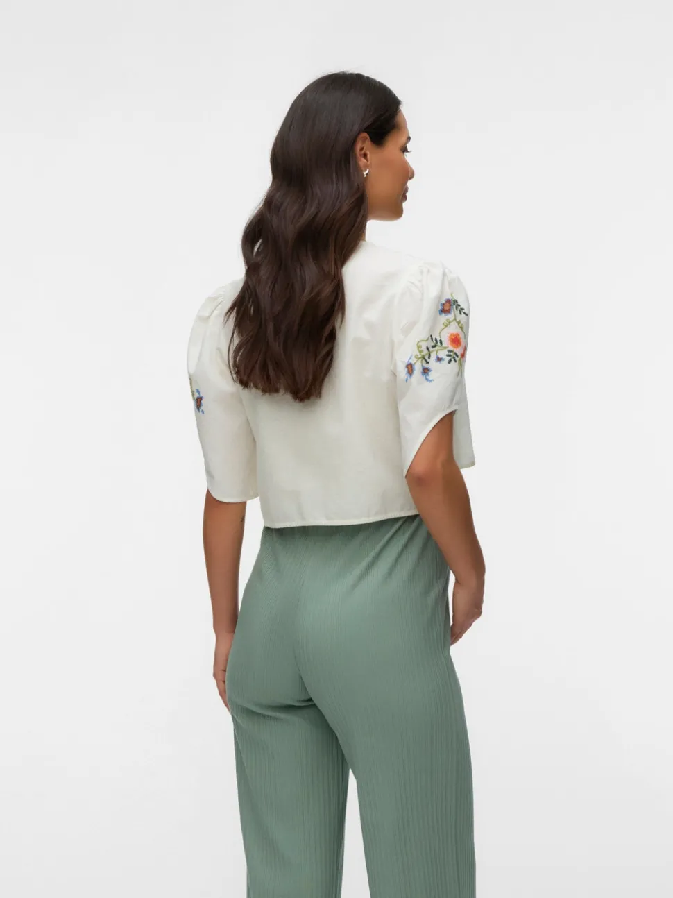 Cropped fit V-Hals Top