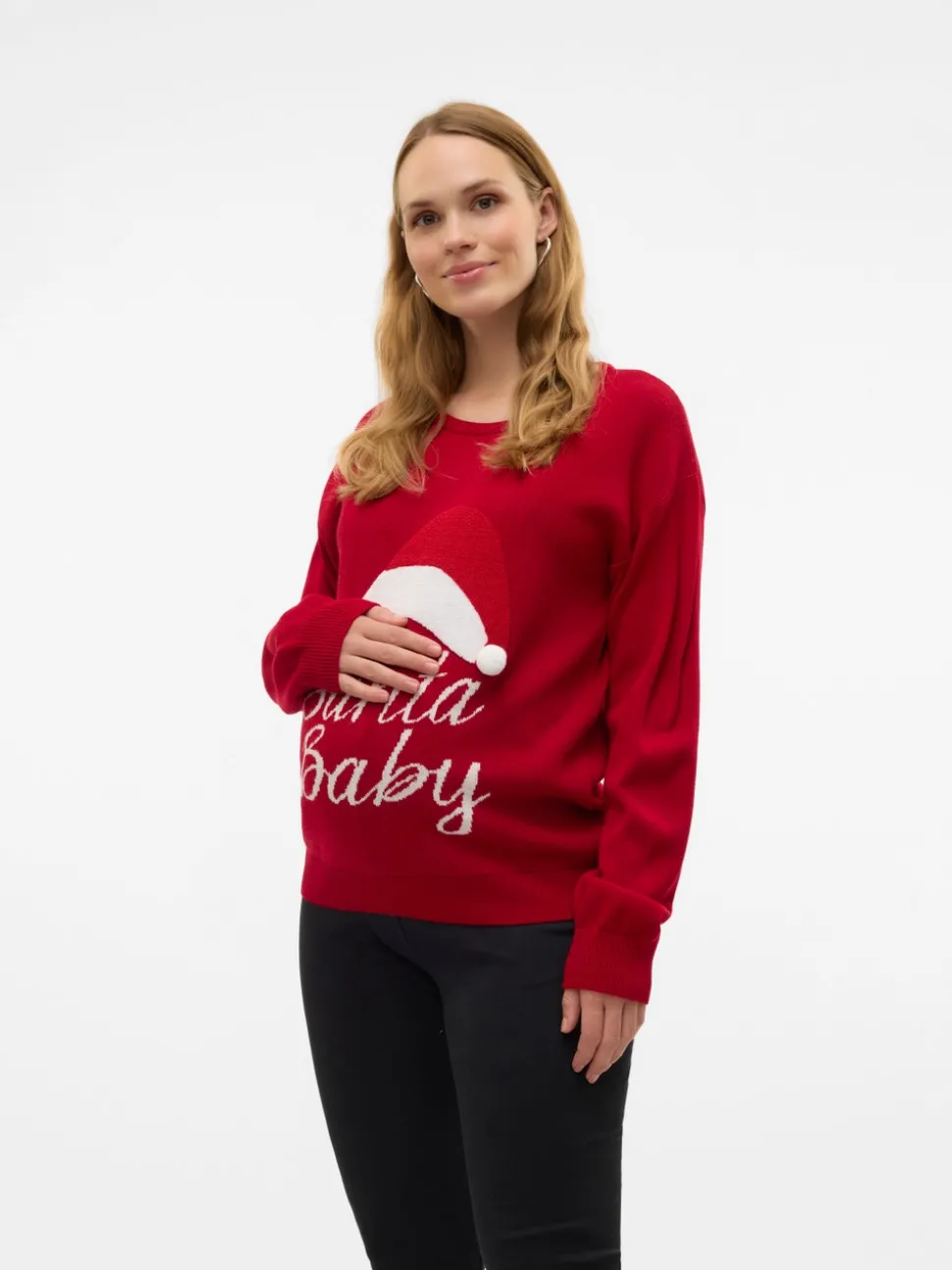 Gebreide Zwangerschaps-pullover