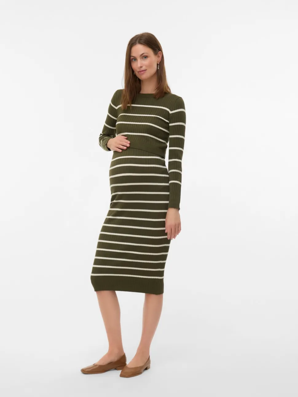 Gebreide Zwangerschaps-pullover