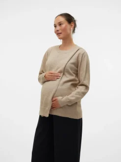 Gebreide Zwangerschaps-pullover