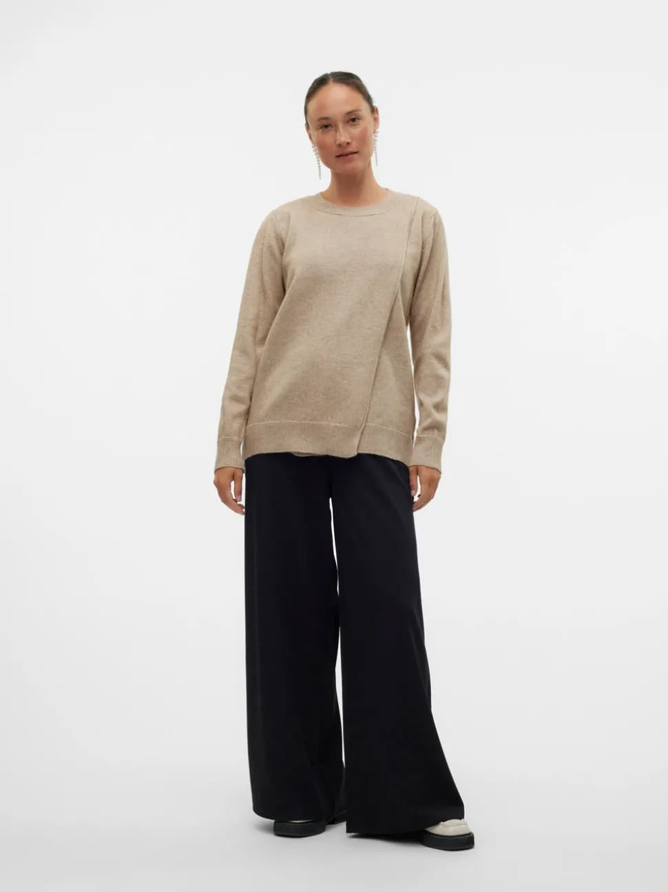 Gebreide Zwangerschaps-pullover