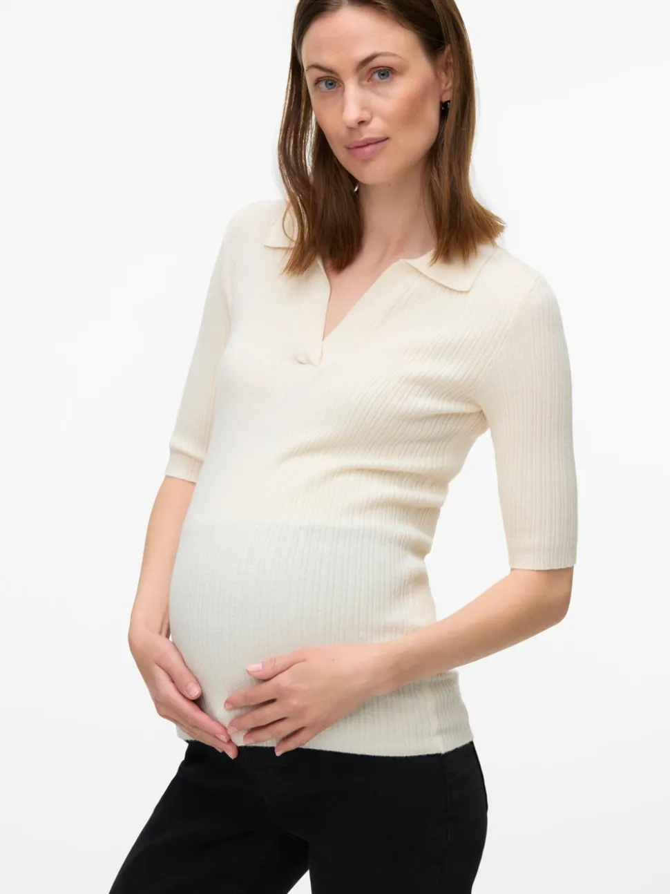 Gebreide Zwangerschaps-pullover