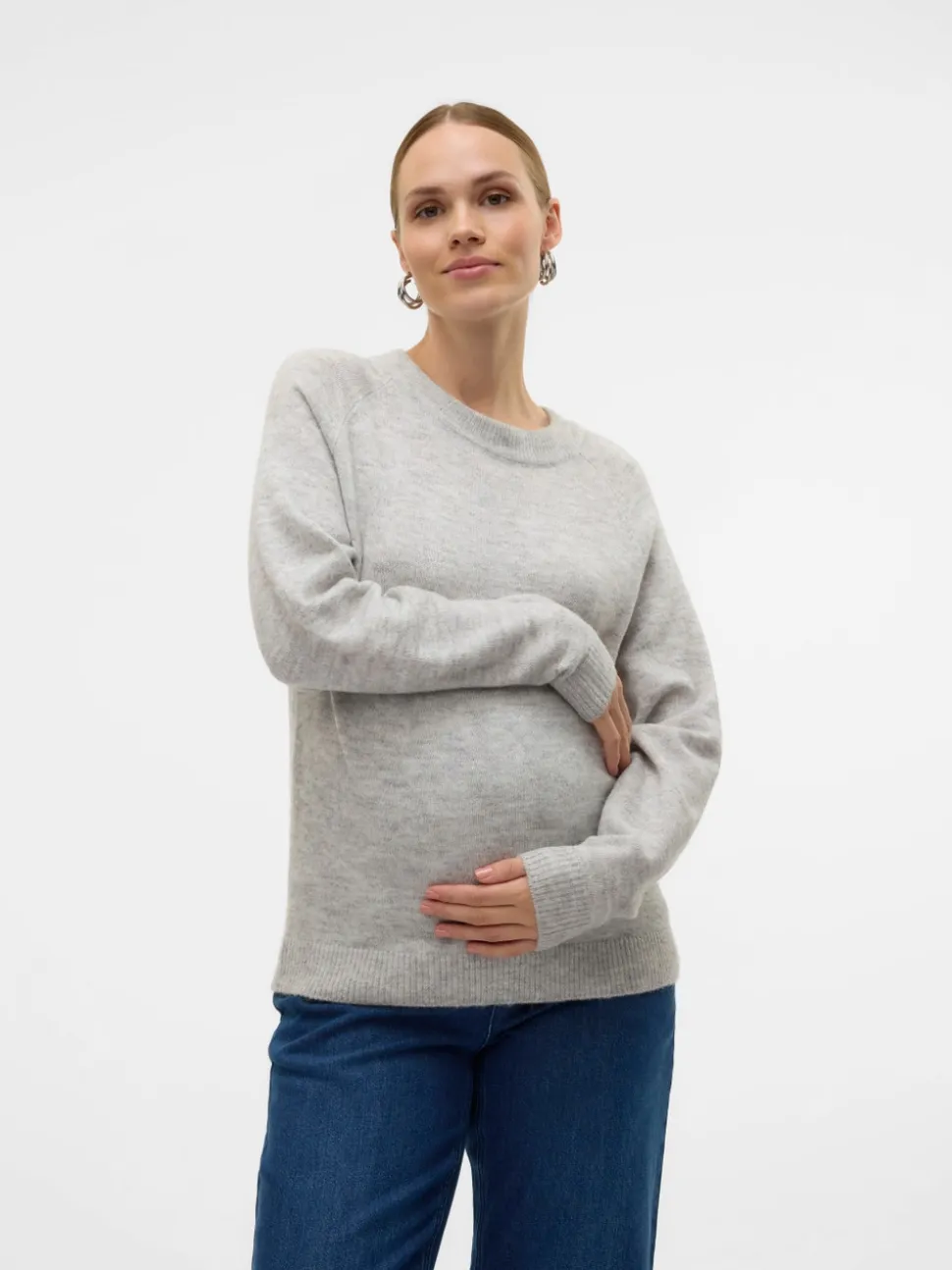 Gebreide Zwangerschaps-pullover