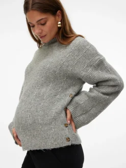 Gebreide Zwangerschaps-pullover