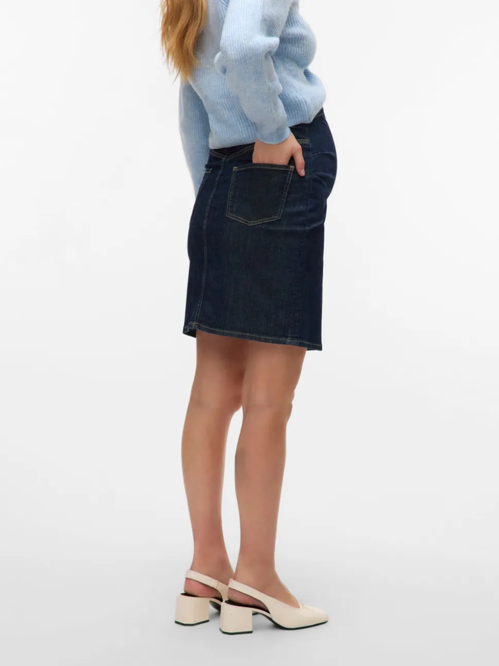 High waist Korte rok