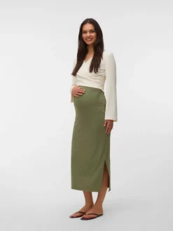 High waist Lange rok