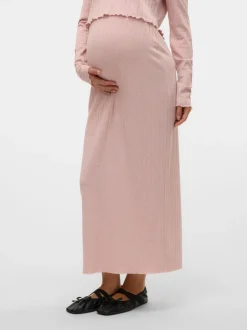 High waist Midi-rok