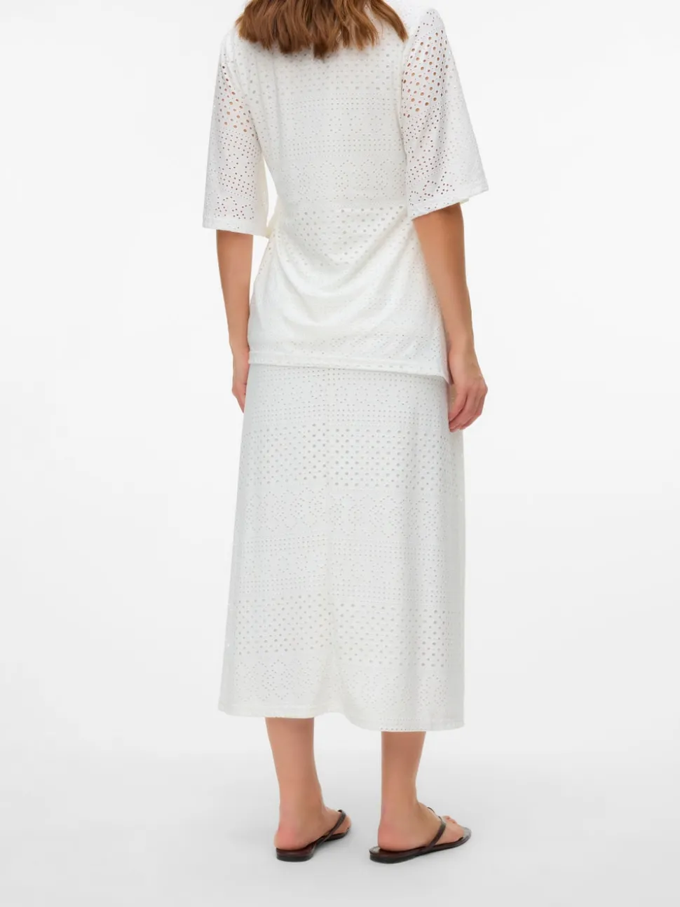 High waist Midi-rok