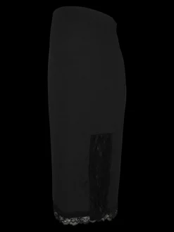 High waist Midi-rok