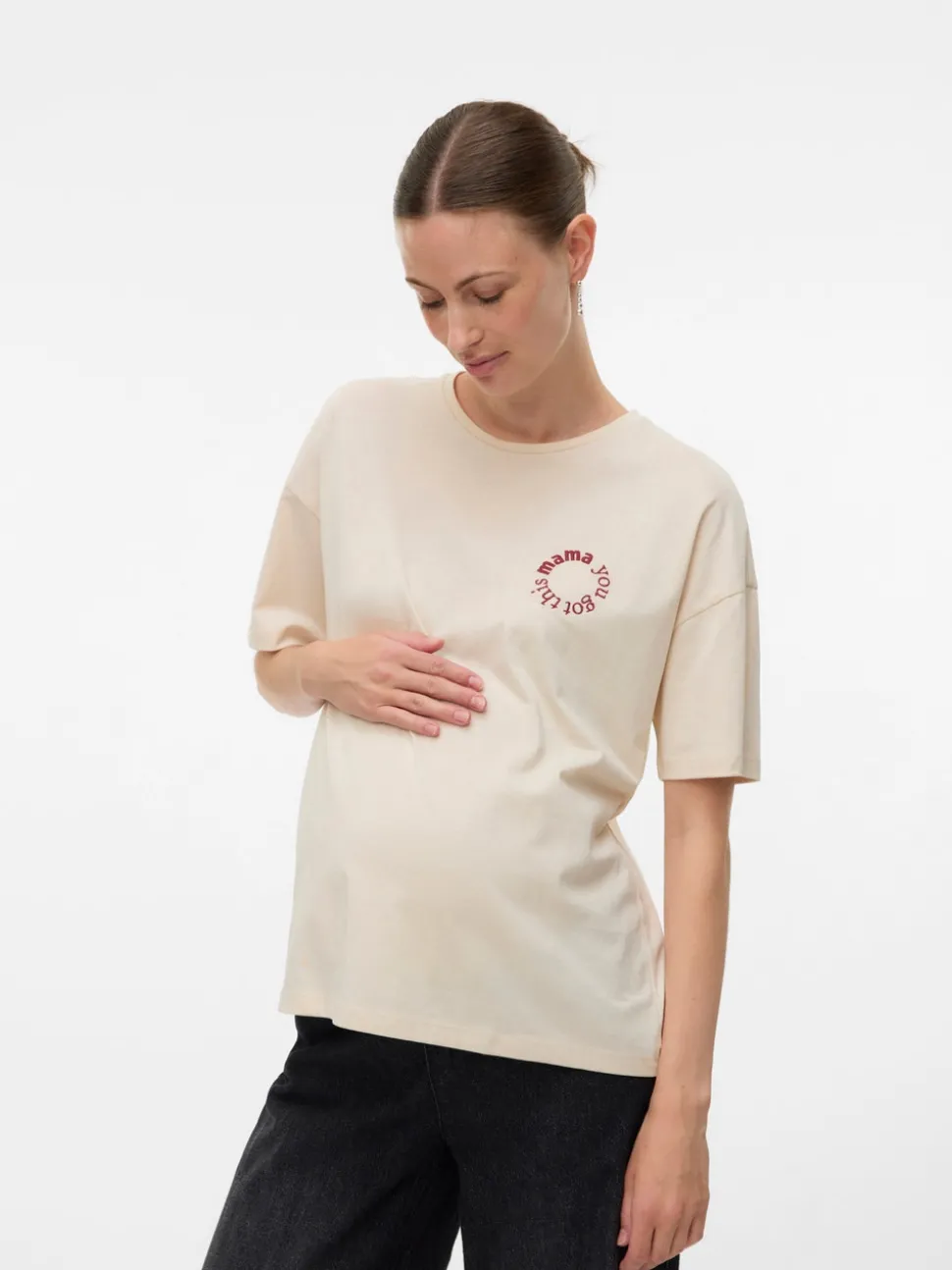 Loose fit O-hals Top
