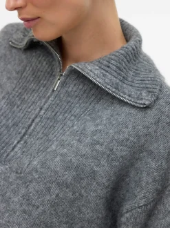 Regular fit Hoge hals Pullover