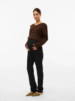 Regular fit O-hals Gebreid vest