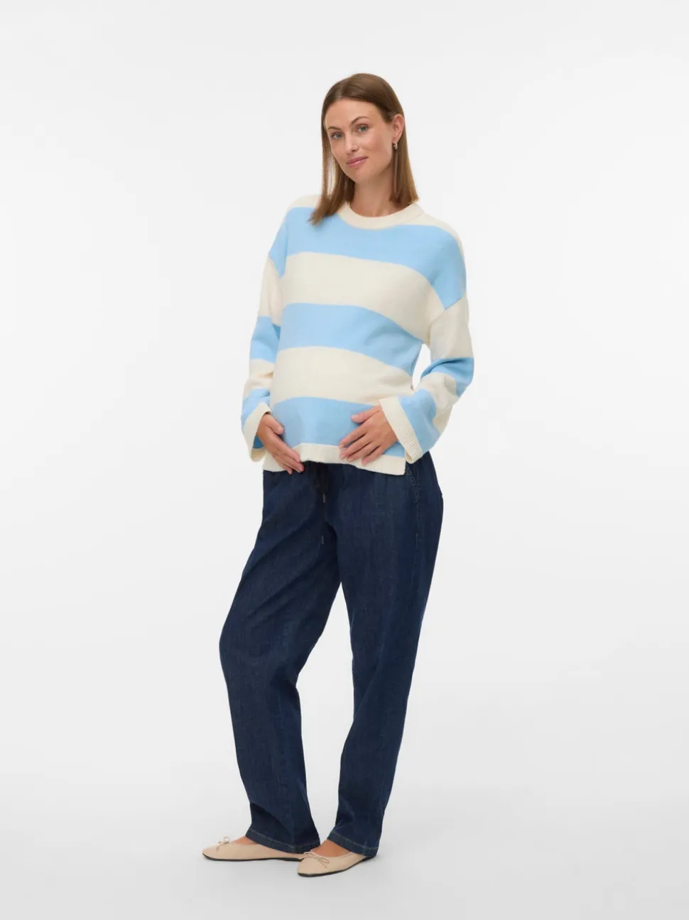 Regular fit O-hals Pullover