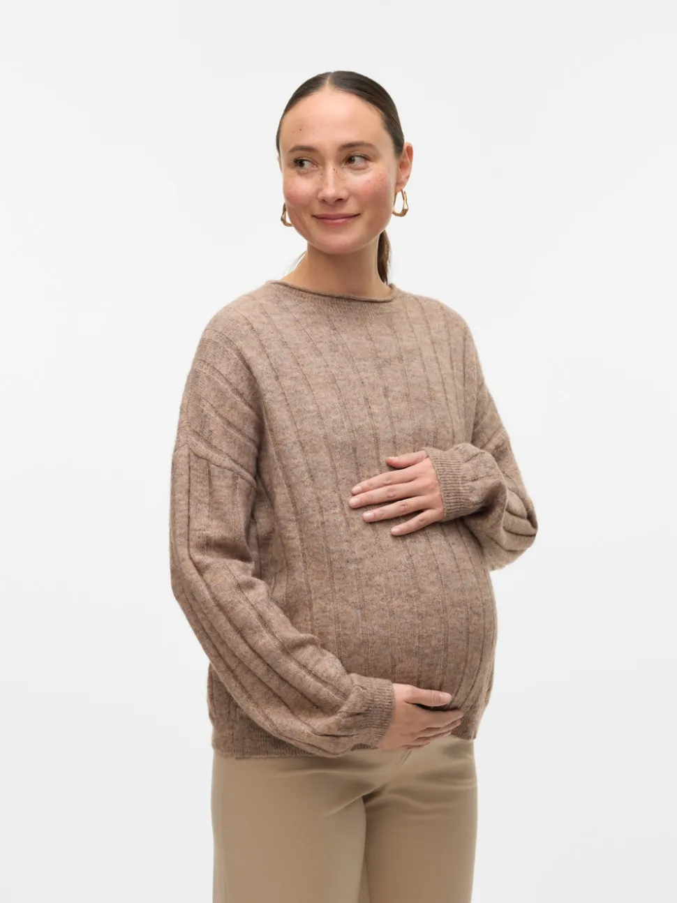 Regular fit O-hals Pullover