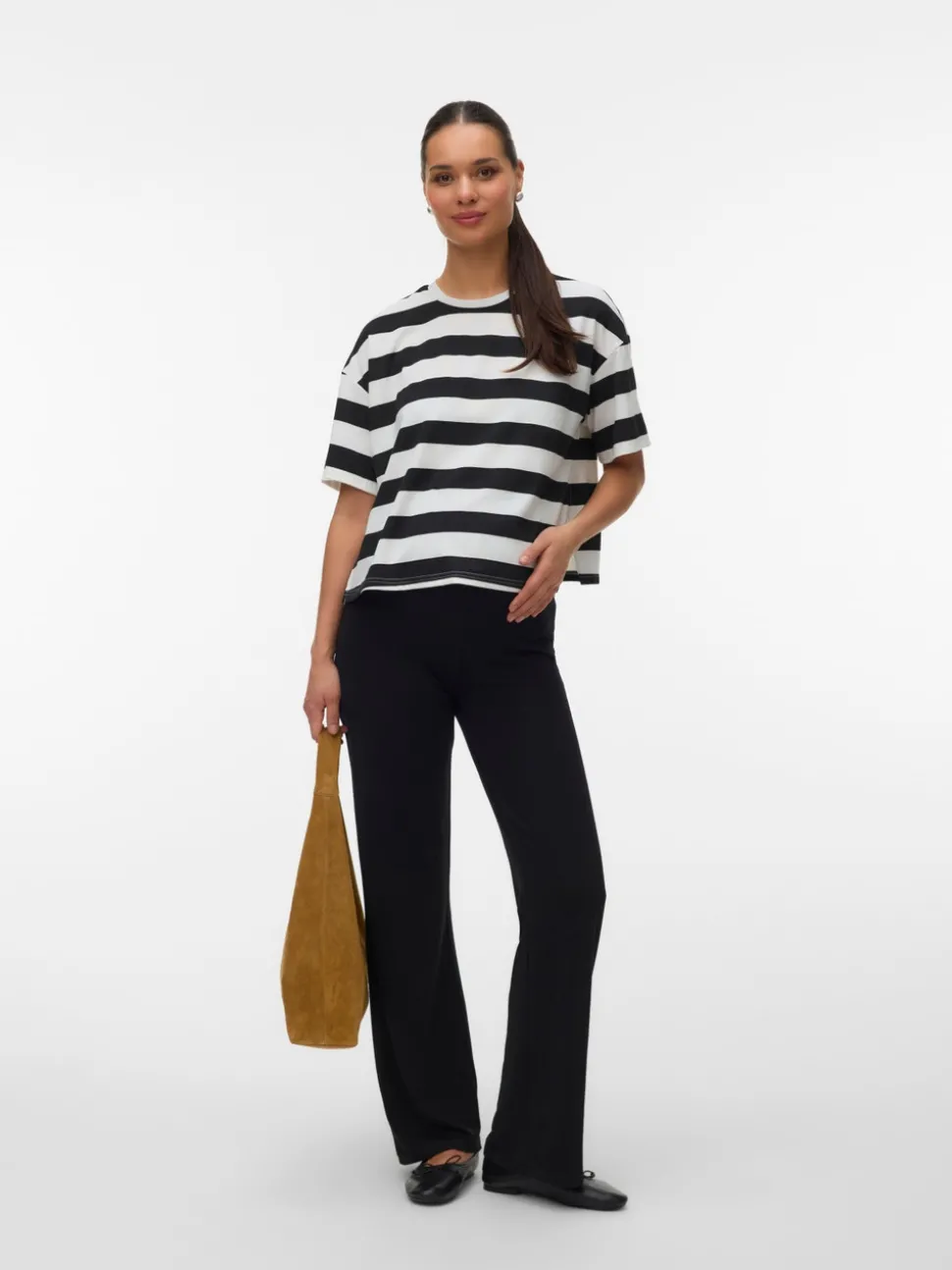 Regular fit O-hals Top