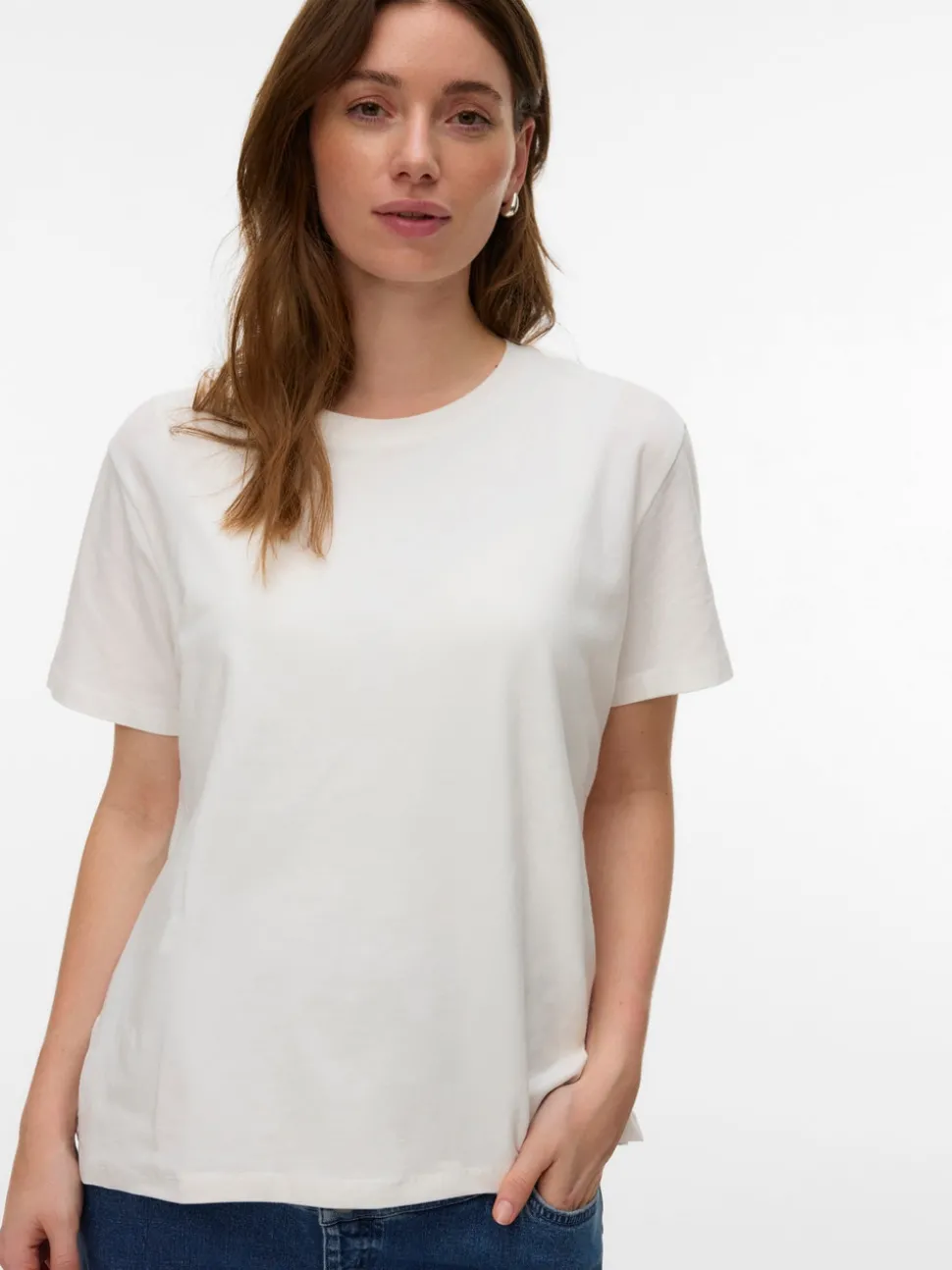 Regular fit O-hals T-shirts
