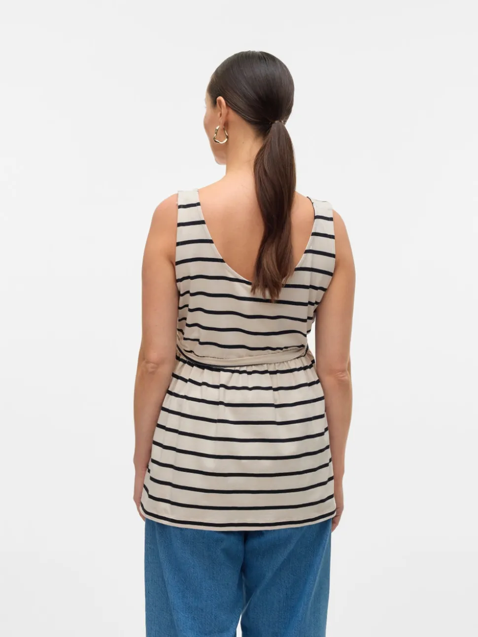 Regular fit U-Hals Top