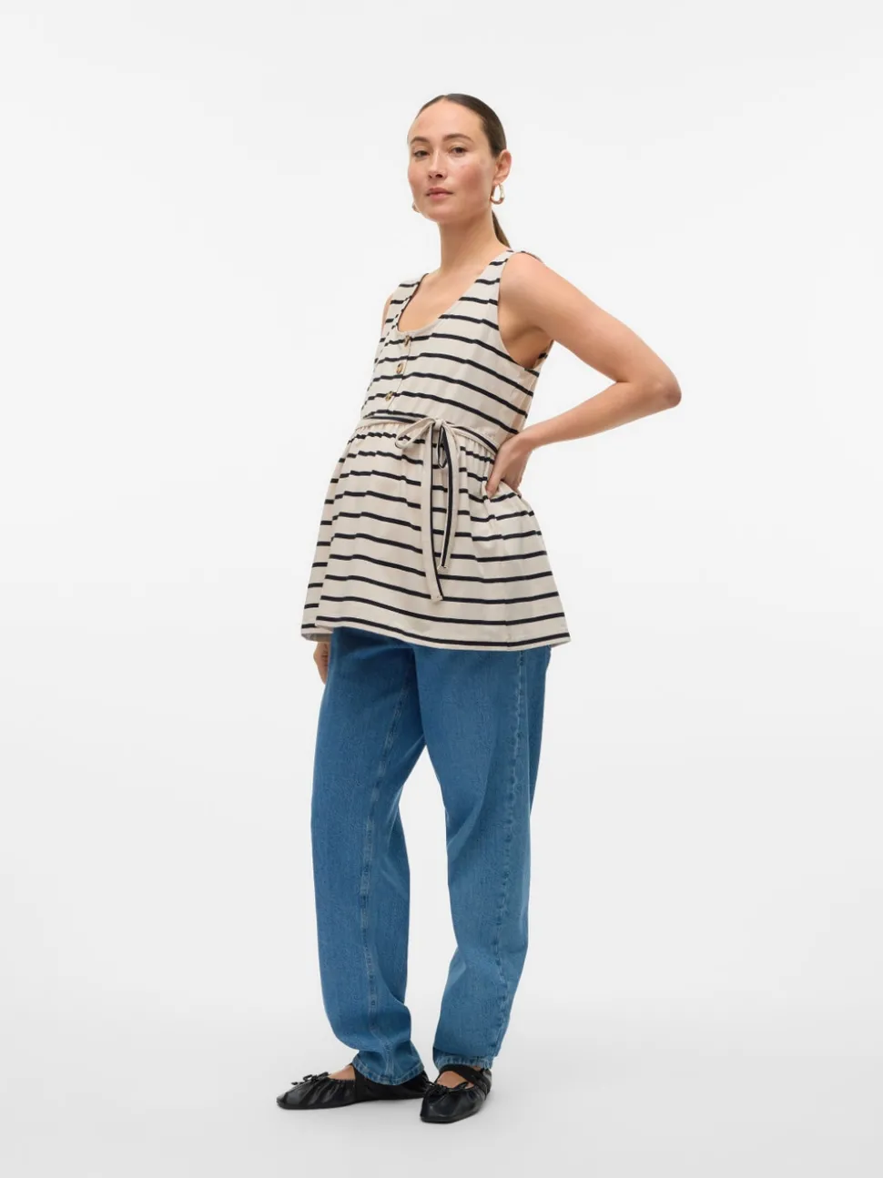 Regular fit U-Hals Top