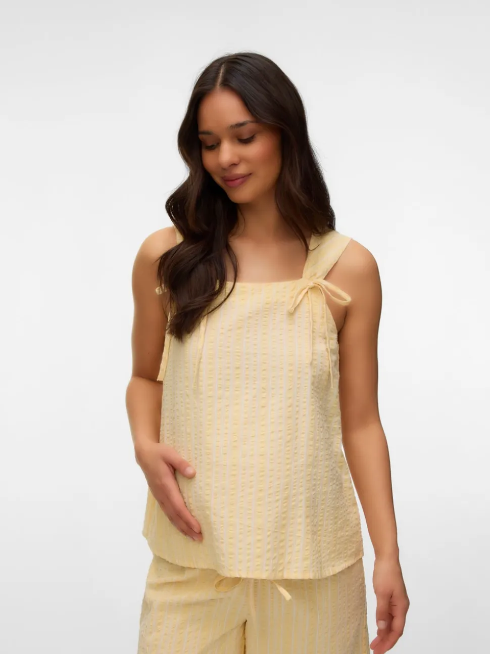 Regular fit Vierkante hals Top