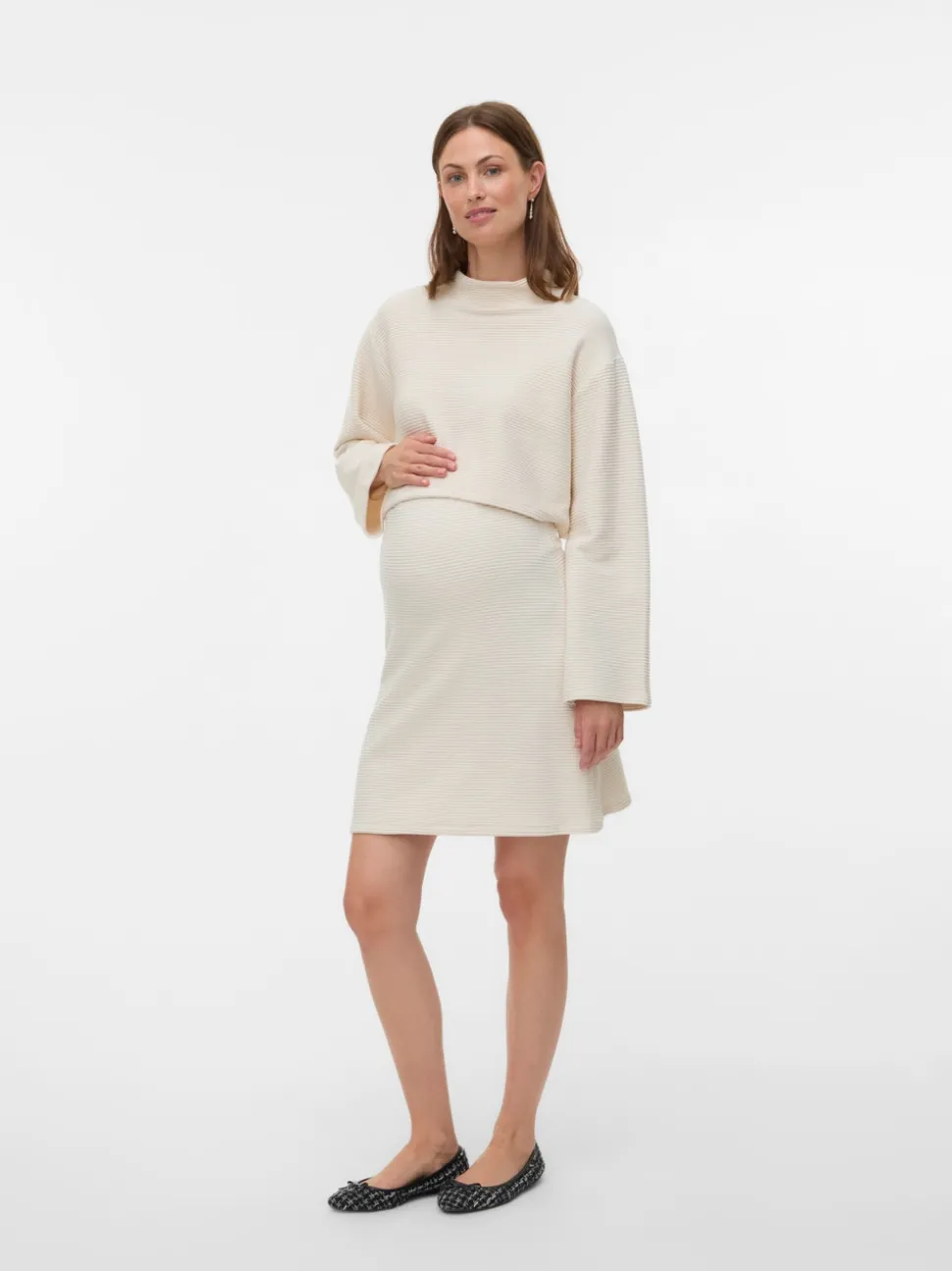 Regular fit Hoge hals Top