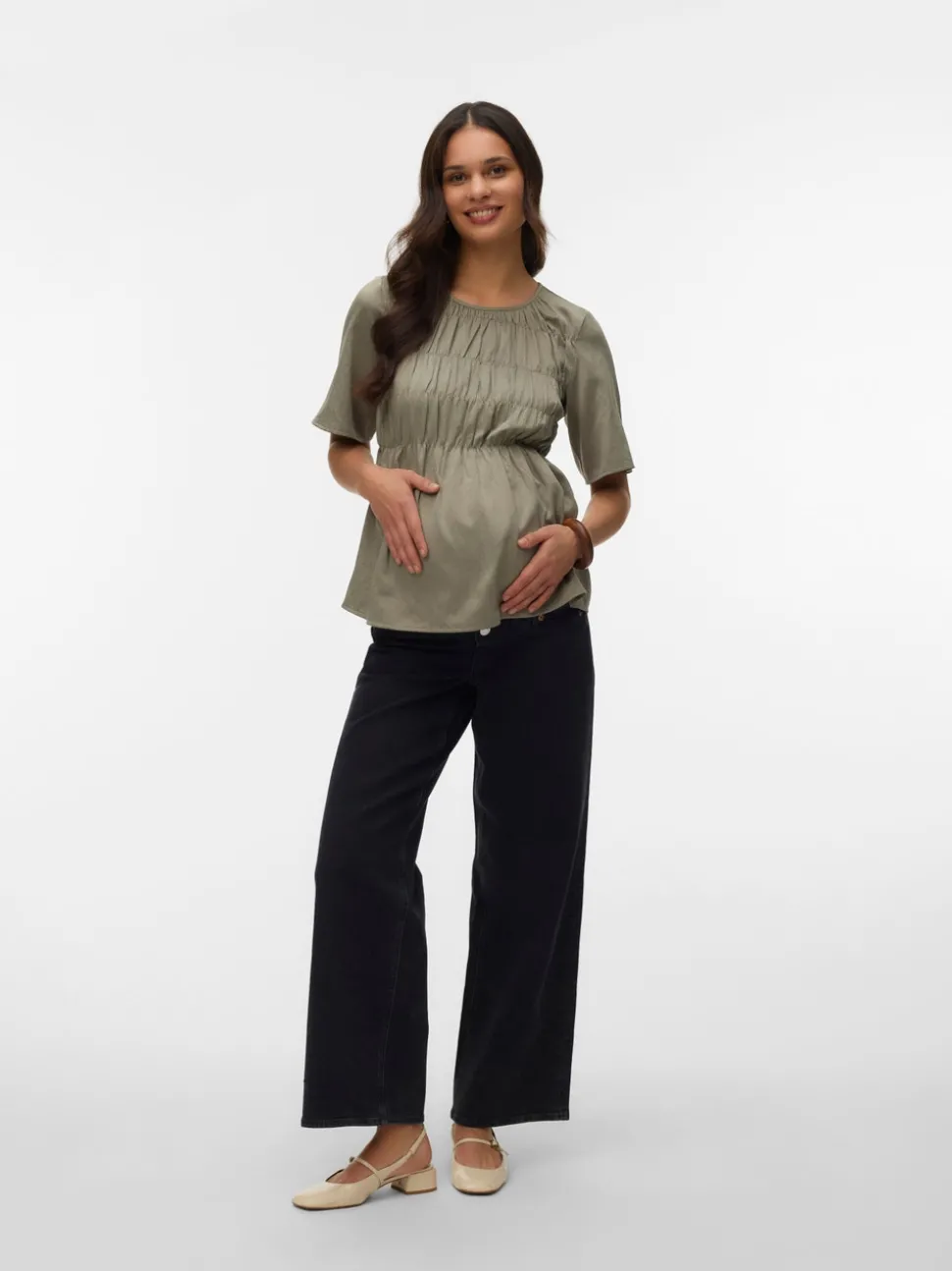 Regular fit O-hals Top