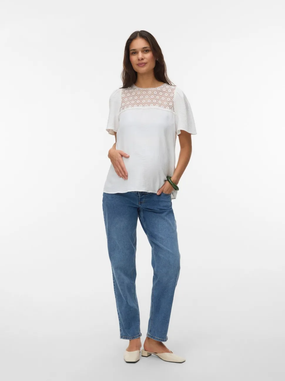 Regular fit O-hals Top