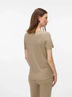Regular fit O-hals Top