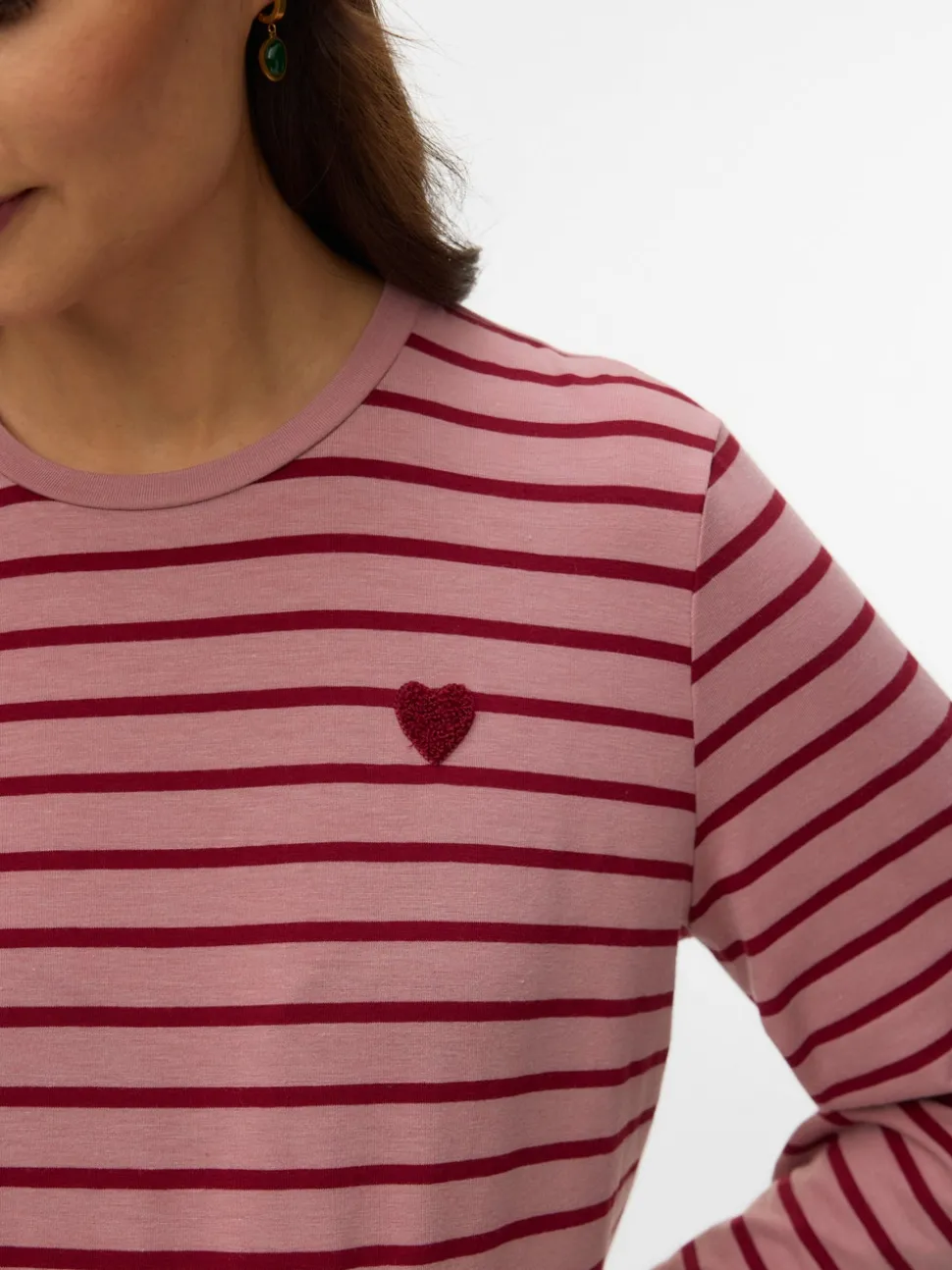 Regular fit O-hals Top
