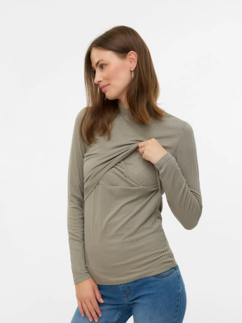 Regular fit O-hals Top