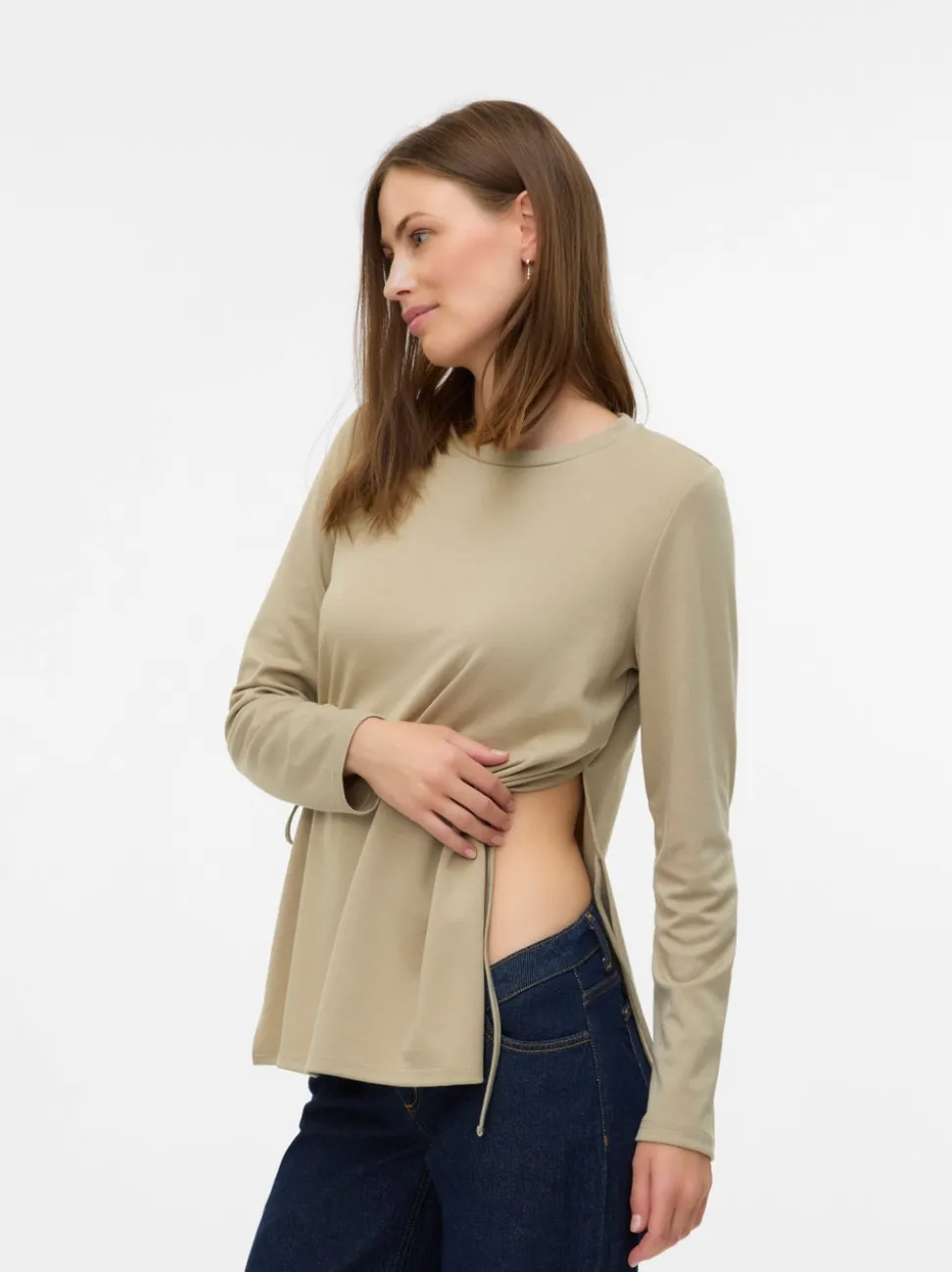 Regular fit O-hals Top