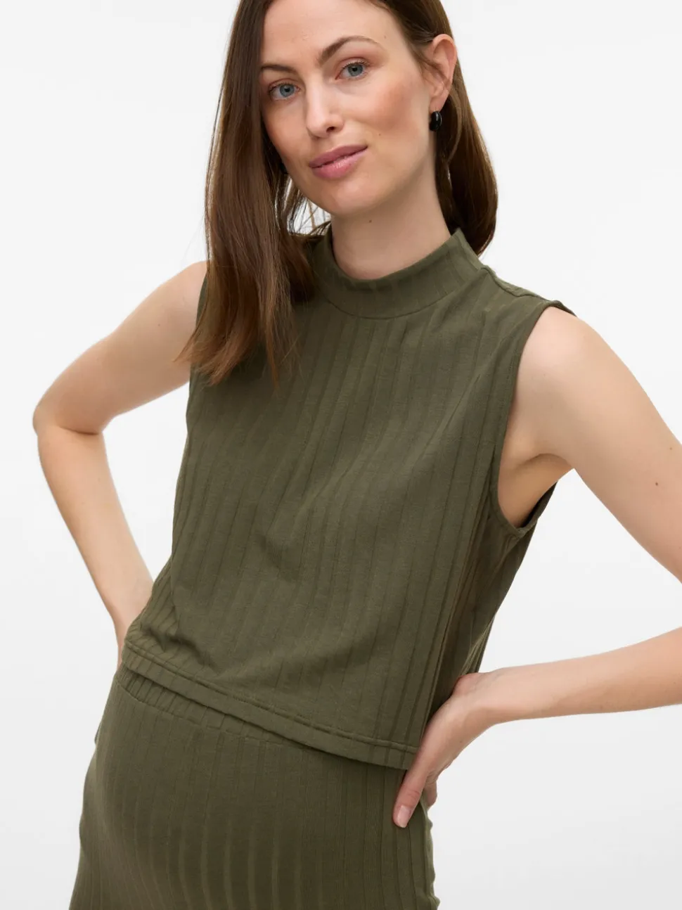 Regular fit U-Hals Top