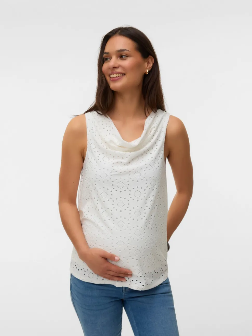 Slim fit U-Hals Top