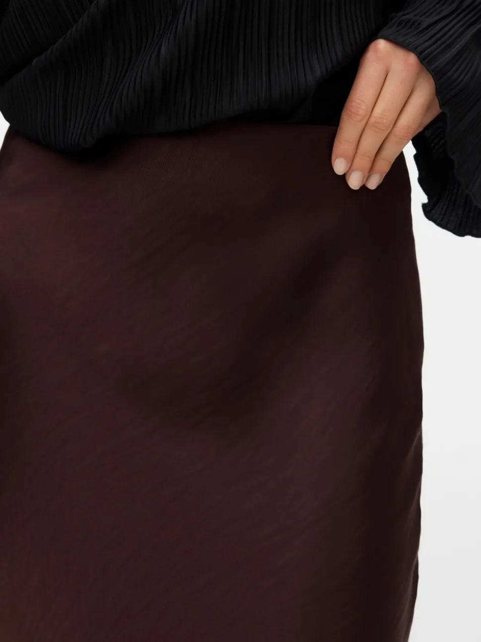 SNEMILY High waist Lange rok