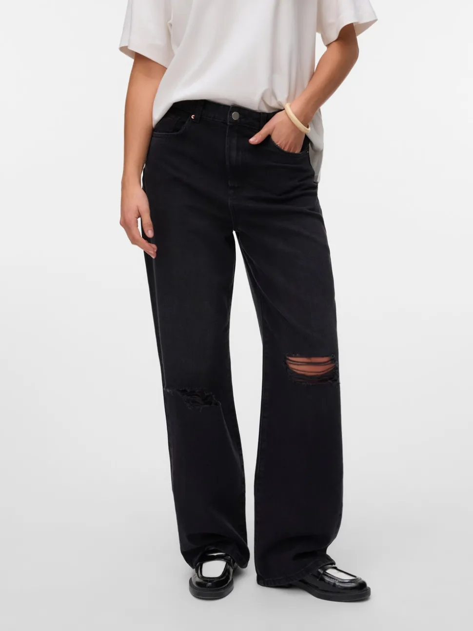 SNKAITLYN High rise Straight fit Jeans